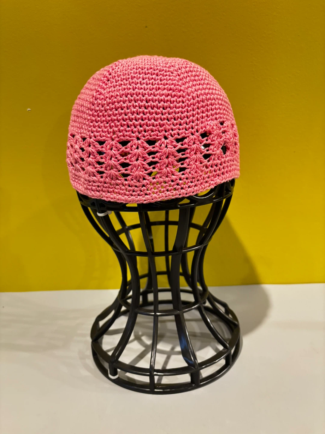 Pink Crocheted Beanie - photo 3