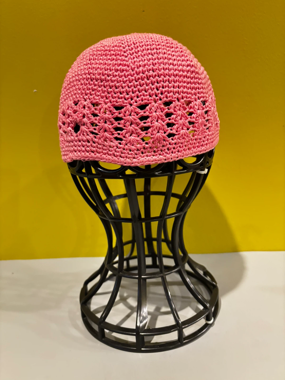 Pink Crocheted Beanie - photo 4