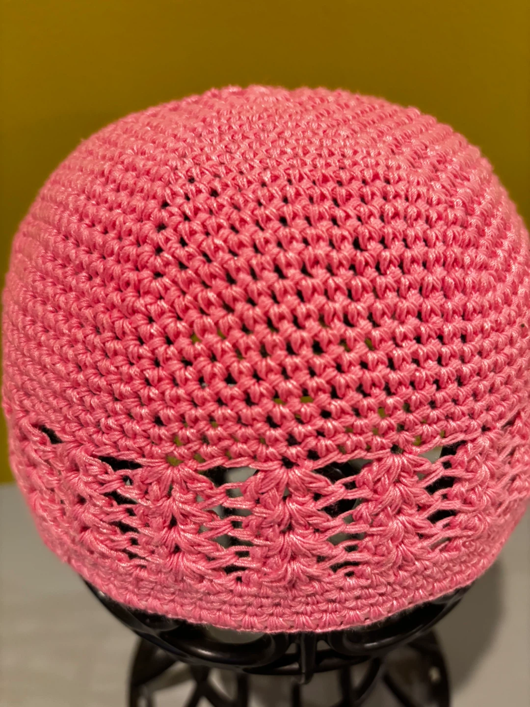 Pink Crocheted Beanie - photo 5