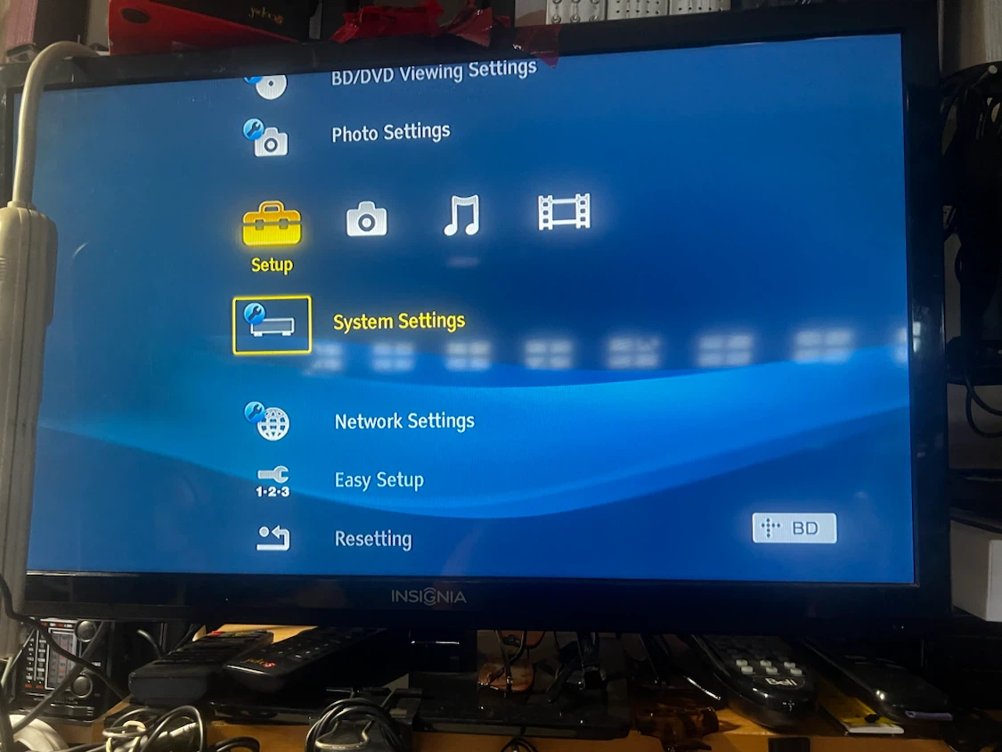 Sony Blu-ray Disc Player with remote