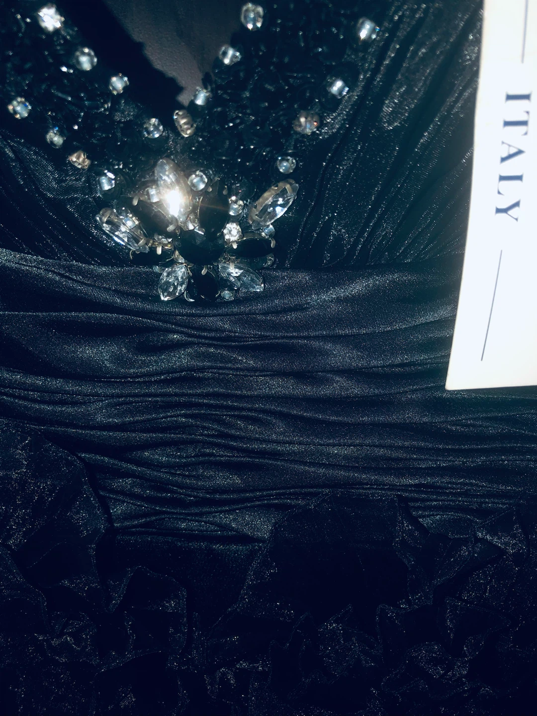 Dolce Emozione Black Party designed Dress 44 Italy - photo 3