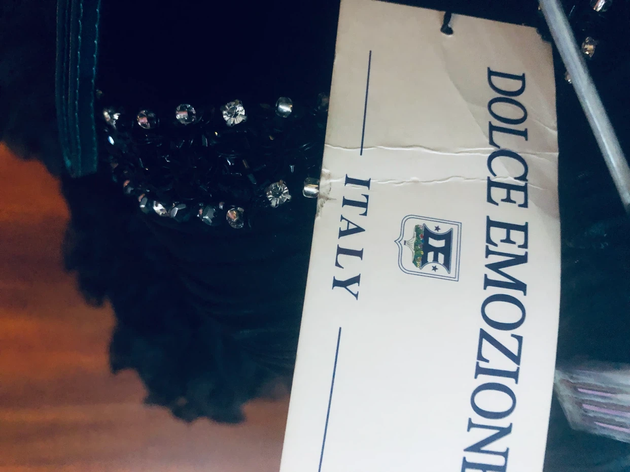 Dolce Emozione Black Party designed Dress 44 Italy - photo 5