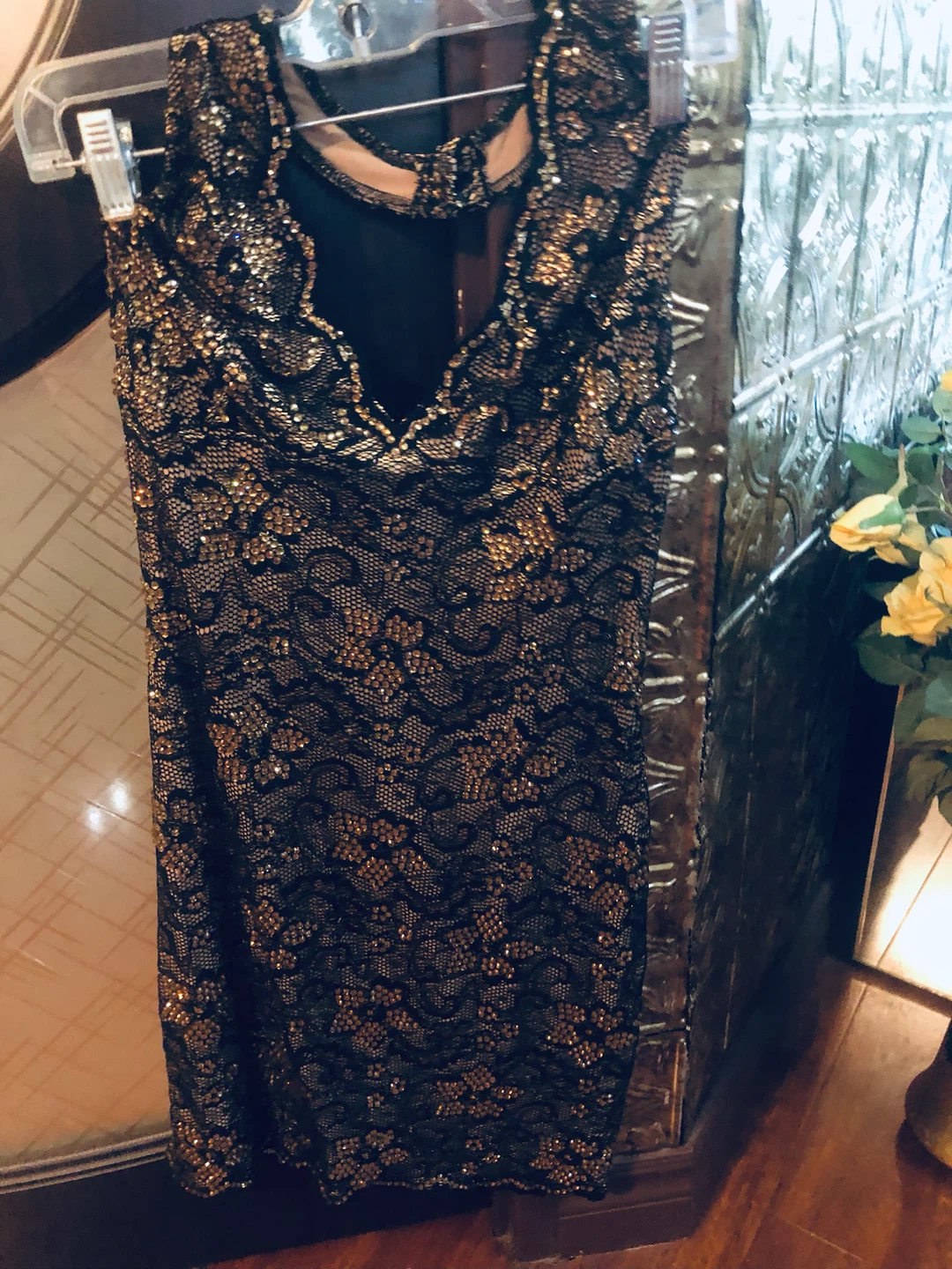 Valiant Paris Bacgloria Dress Black/Gold