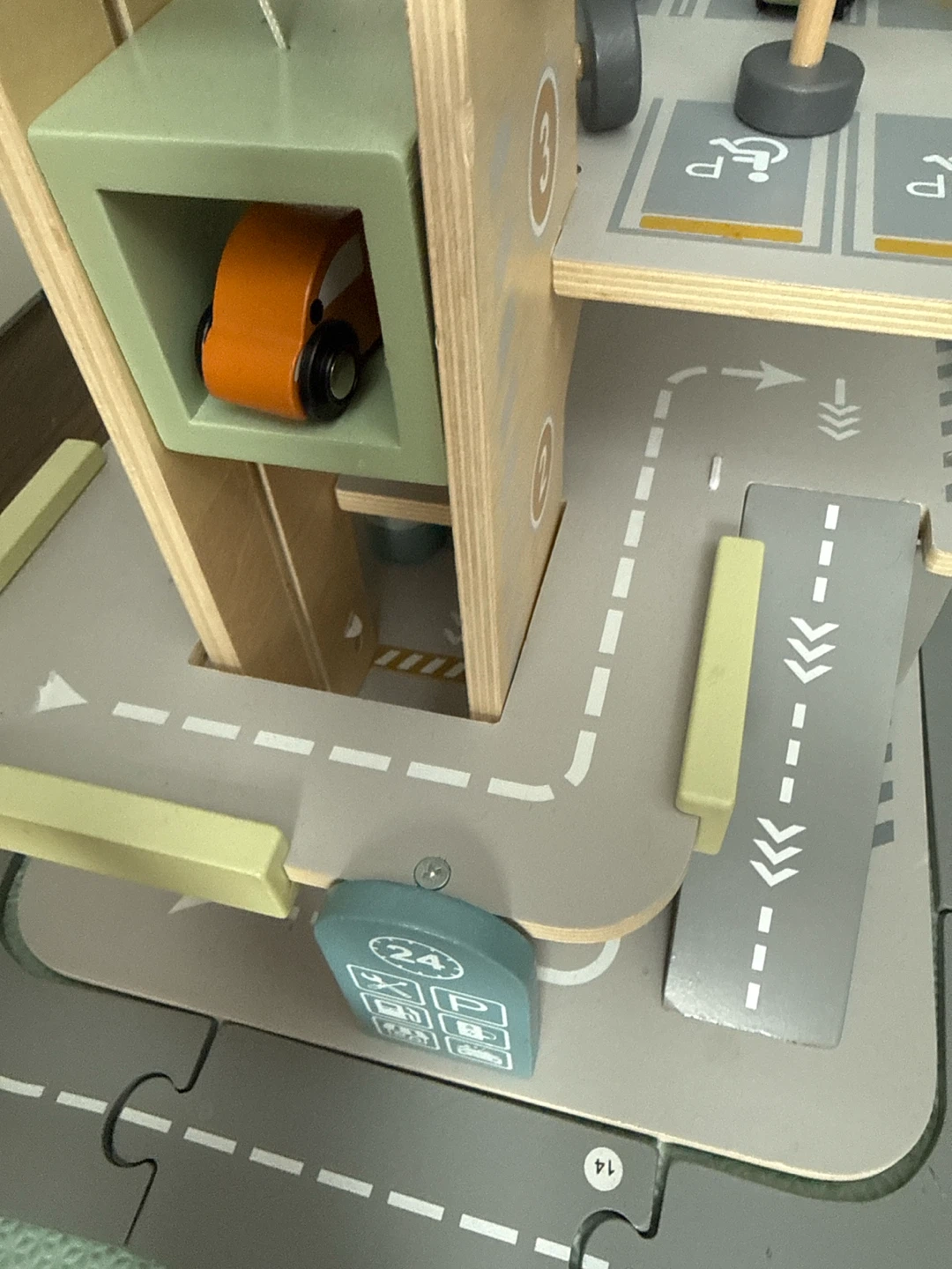 Wooden Toy Parking Garage - photo 3