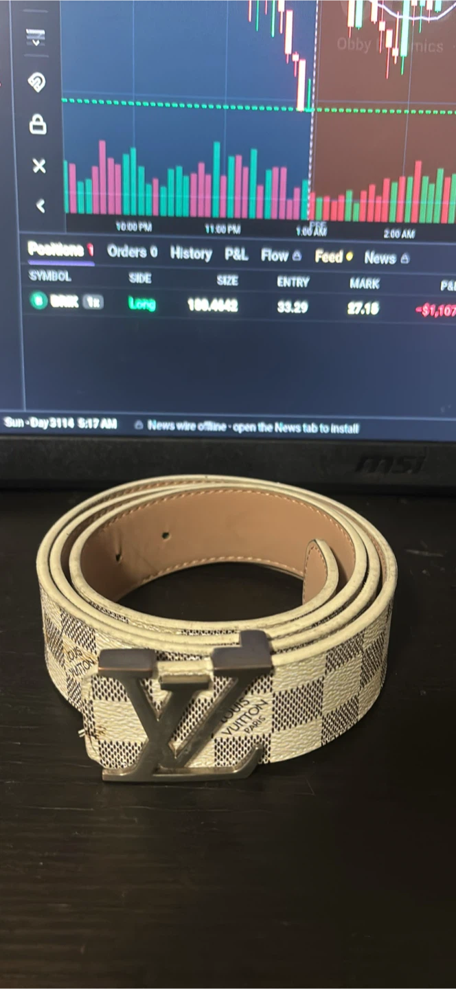 Louis Vuitton Damier Azur Belt - photo 3