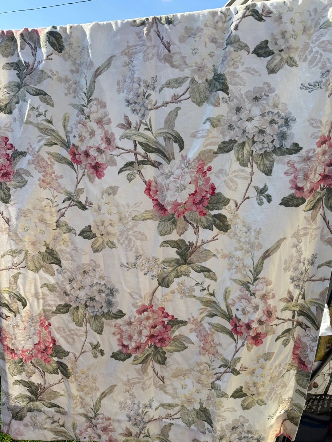 Burlington Floral duvet Set Queen 6 piece  duvet