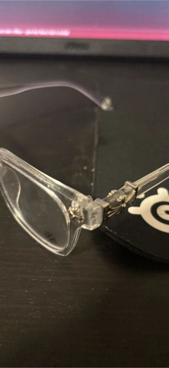 Chrome Hearts Transparent Glasses