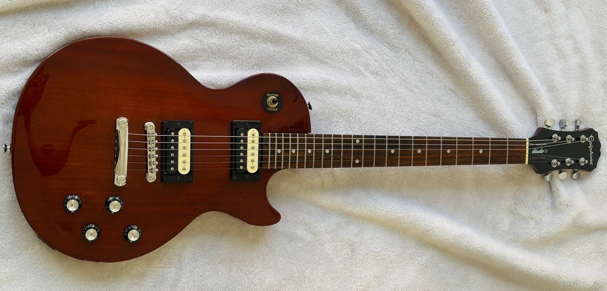 Epiphone Les Paul Studio Chocolate Electric Guitar - photo 4