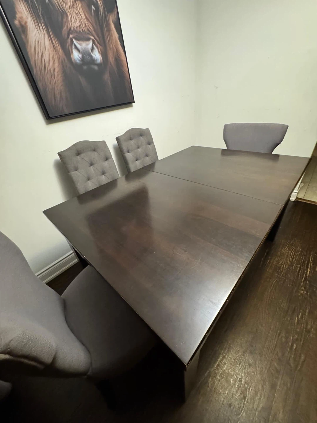 Dark Brown Dining Table