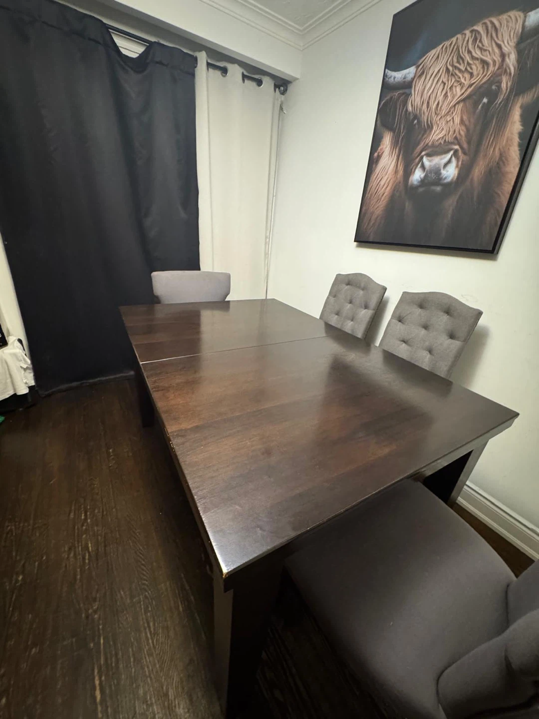 Dark Brown Dining Table - photo 2