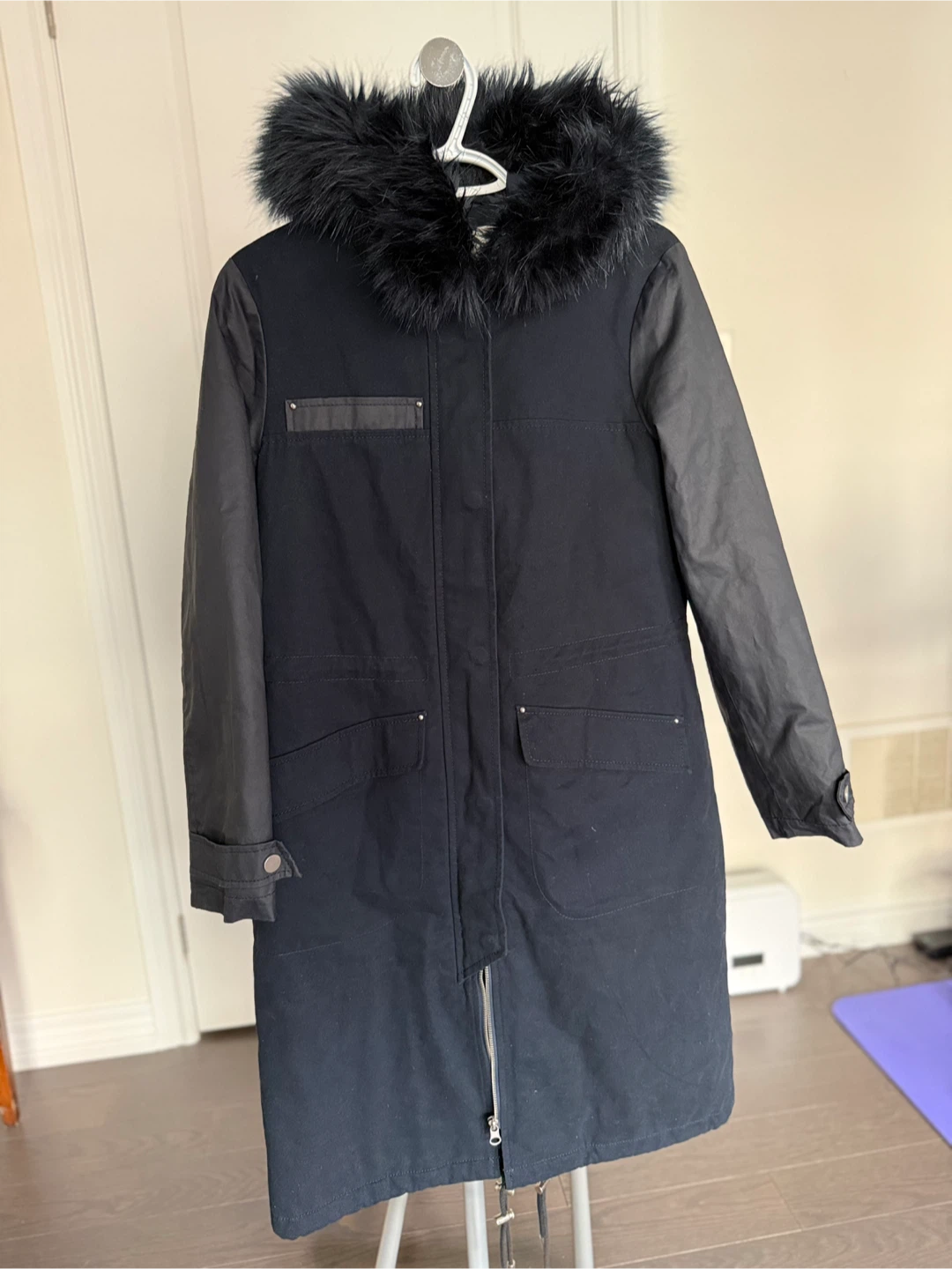 Black Winter Parka