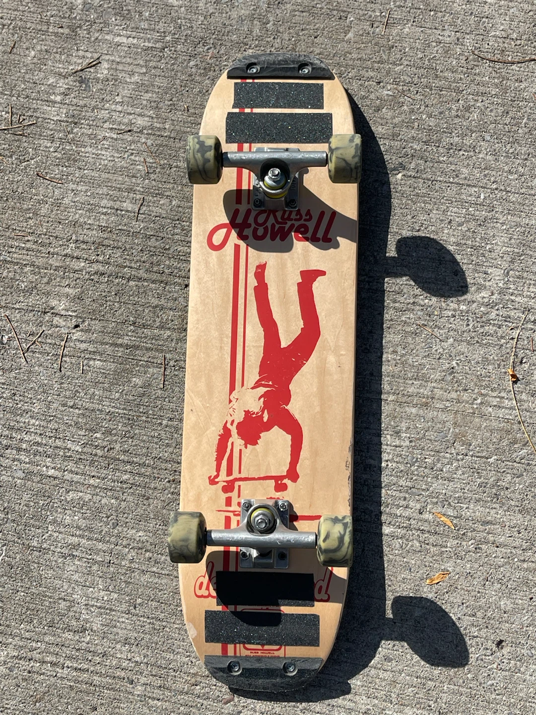 Russ Howell Decomposed Skateboard