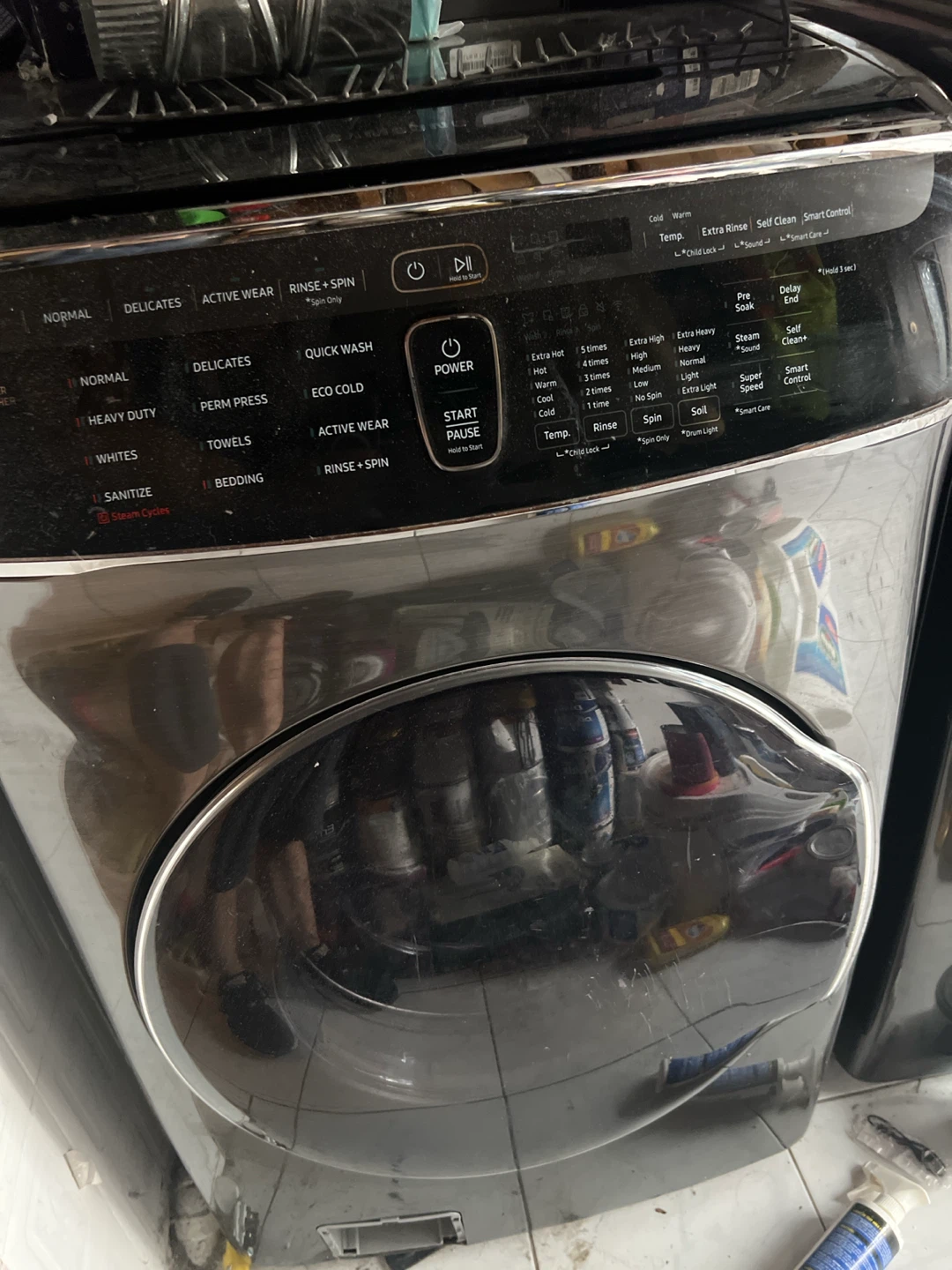 Samsung Black Caviar Top Load Washer