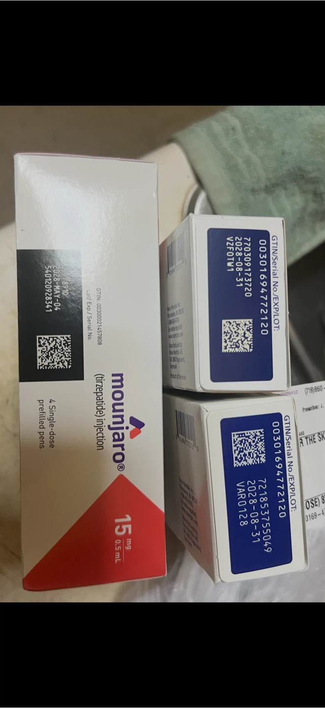 Mounjaro Tirzepatide Injection 15mg Prefilled Pens (4 Count) - photo 4