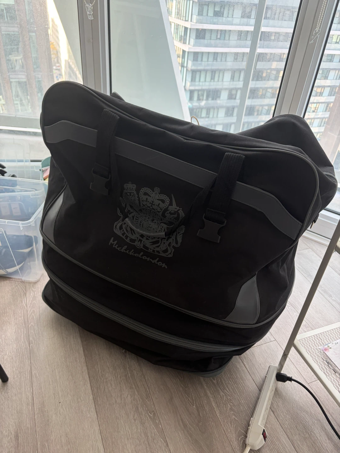 Michiko London Black Travel Bag