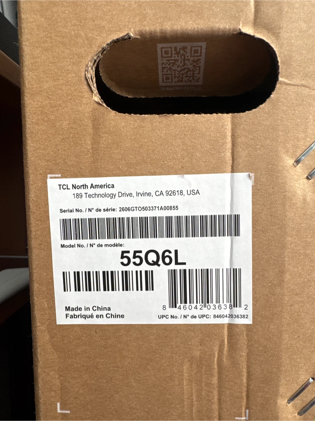 Brand New & Sealed TCL 55” 4K QLED Smart TV – 2026 (55Q6L) - photo 2