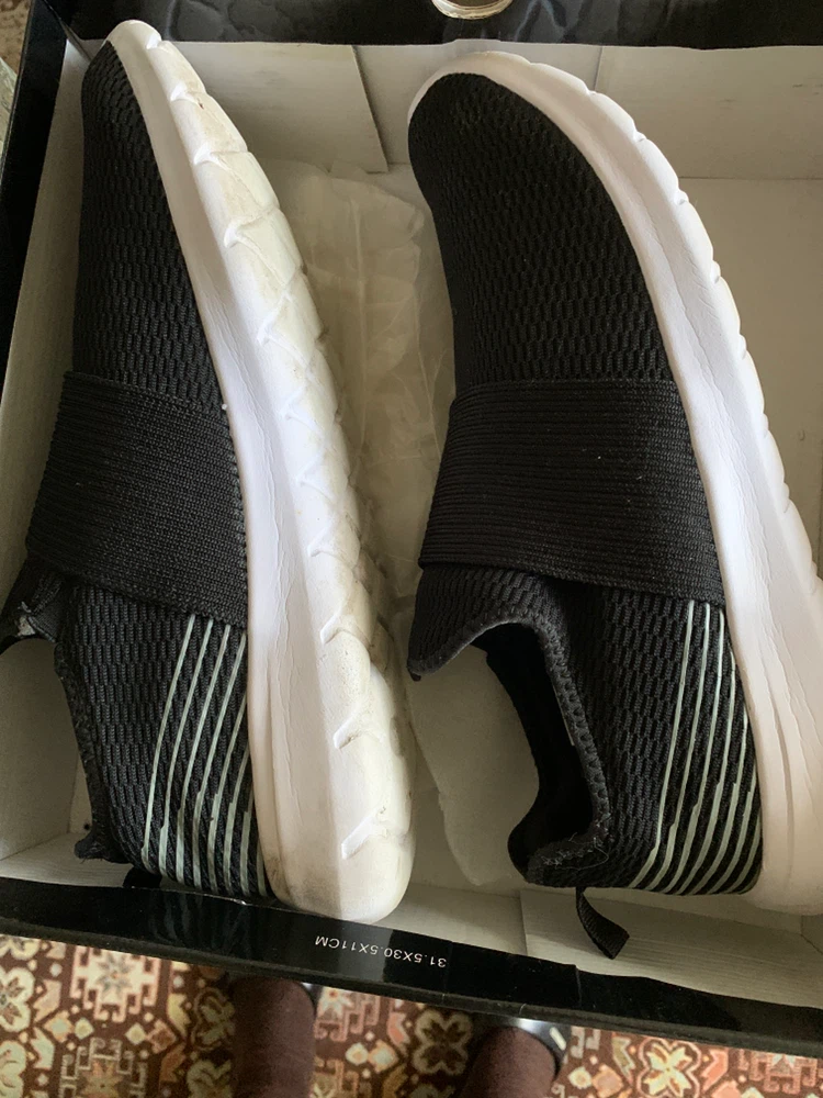 Athletic Men's Slip-On Shoes, Black, Size 12 - photo 2