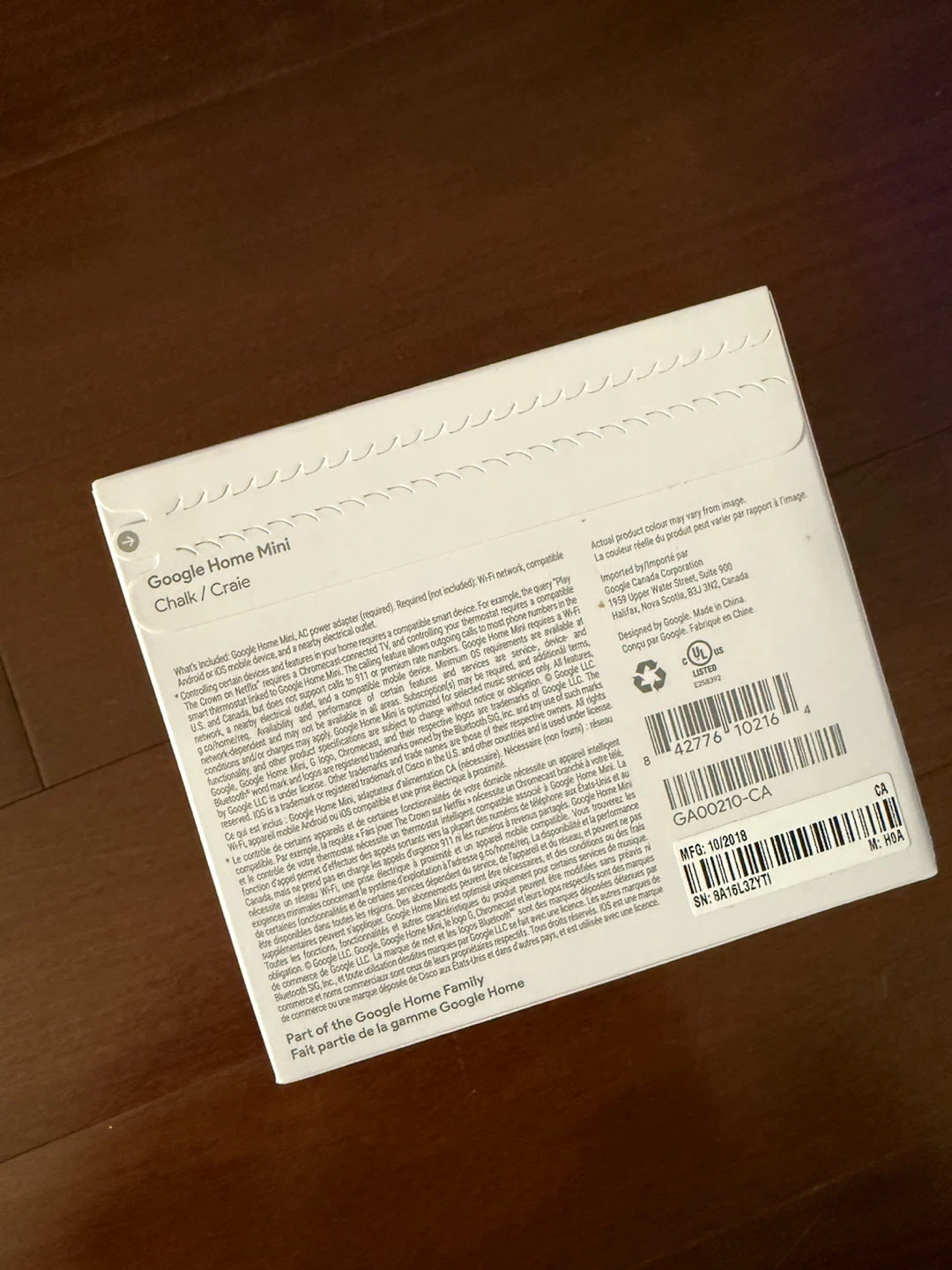 Google Home Mini - Chalk - photo 3