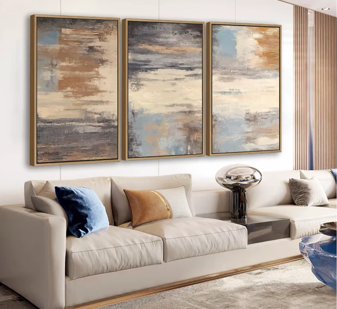 3-Piece Abstract Wall Art Set-Brand New
