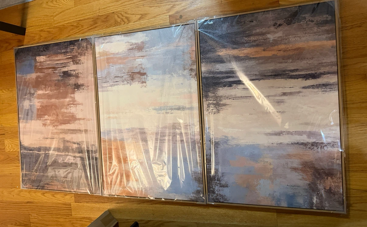3-Piece Abstract Wall Art Set-Brand New - photo 3