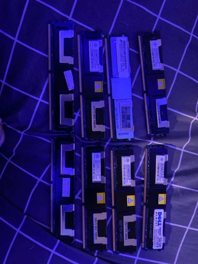 $10 each or $50 for all Nanya 4GB DDR2 PC2-5300U RAM