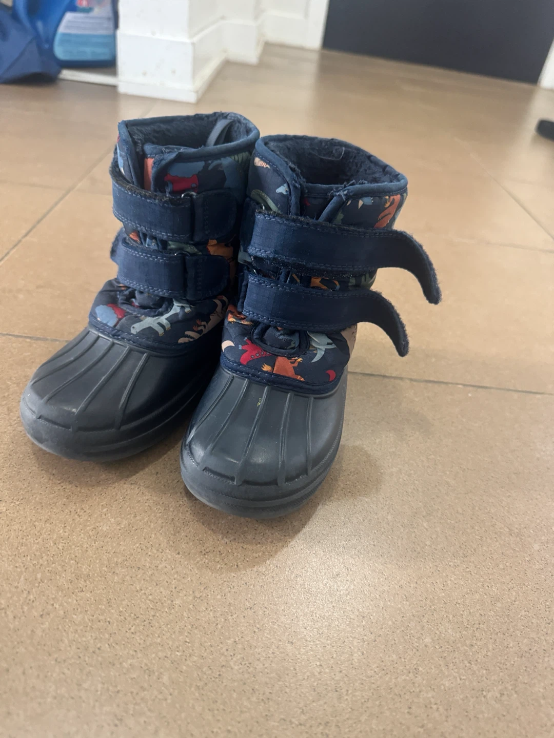 Kids Dinosaur Print Winter Boots - photo 2