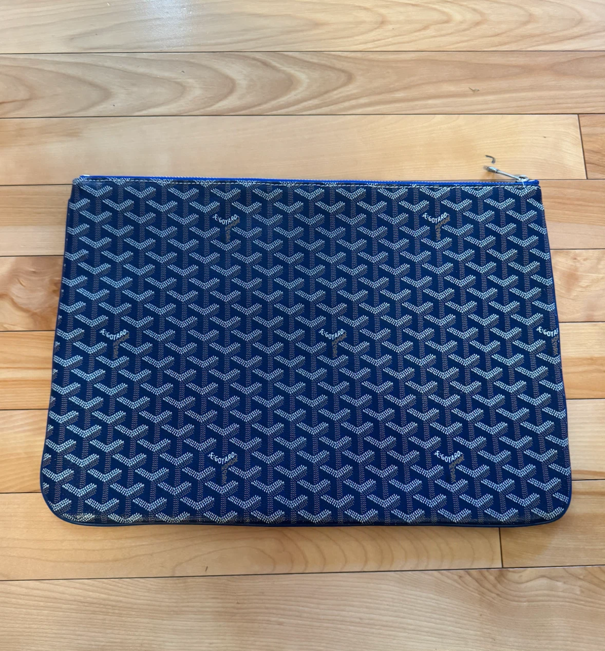 Goyard Senat Pouch MM Blue