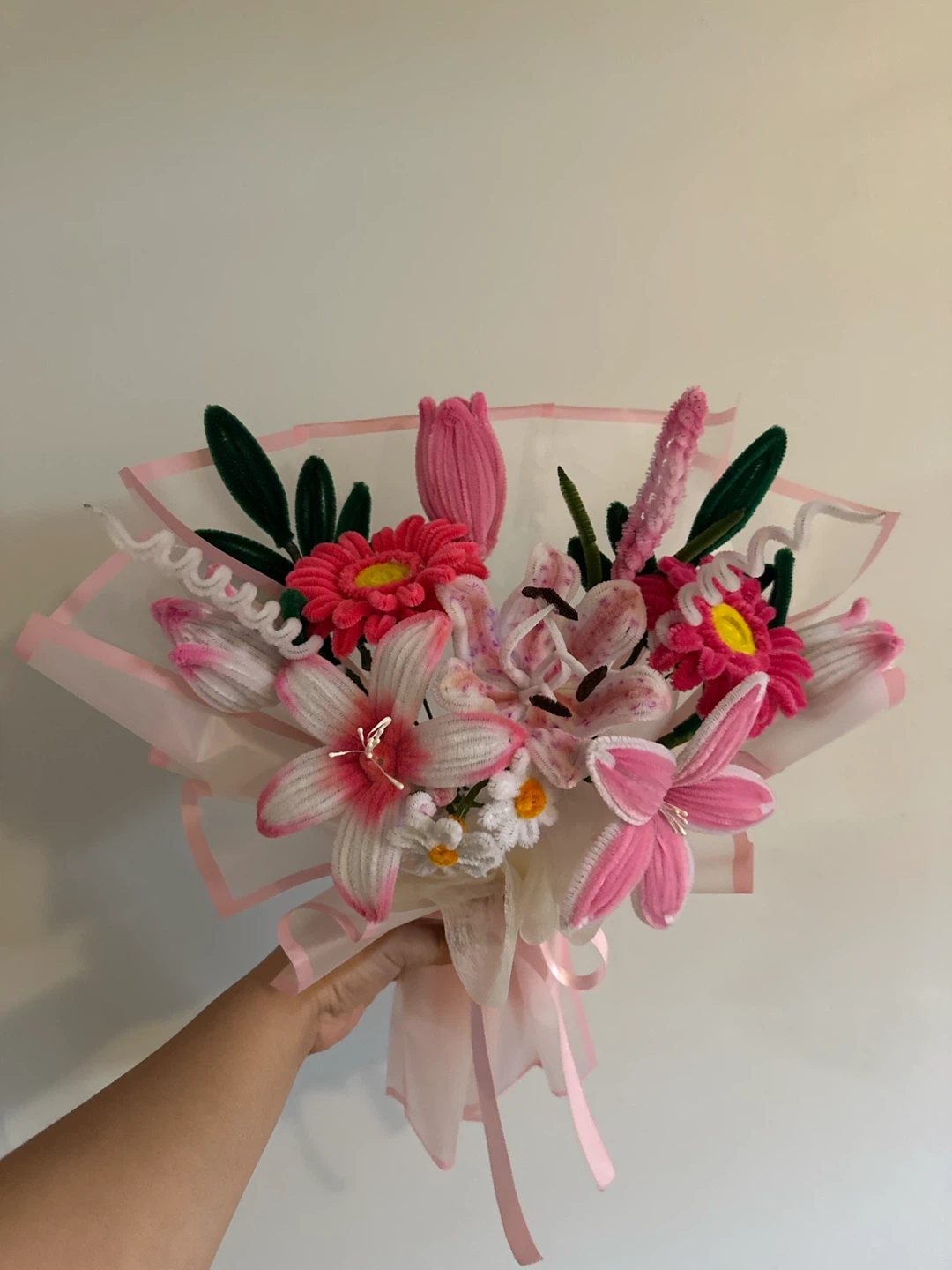 Handmade Pipe Cleaner Flower Bouquet