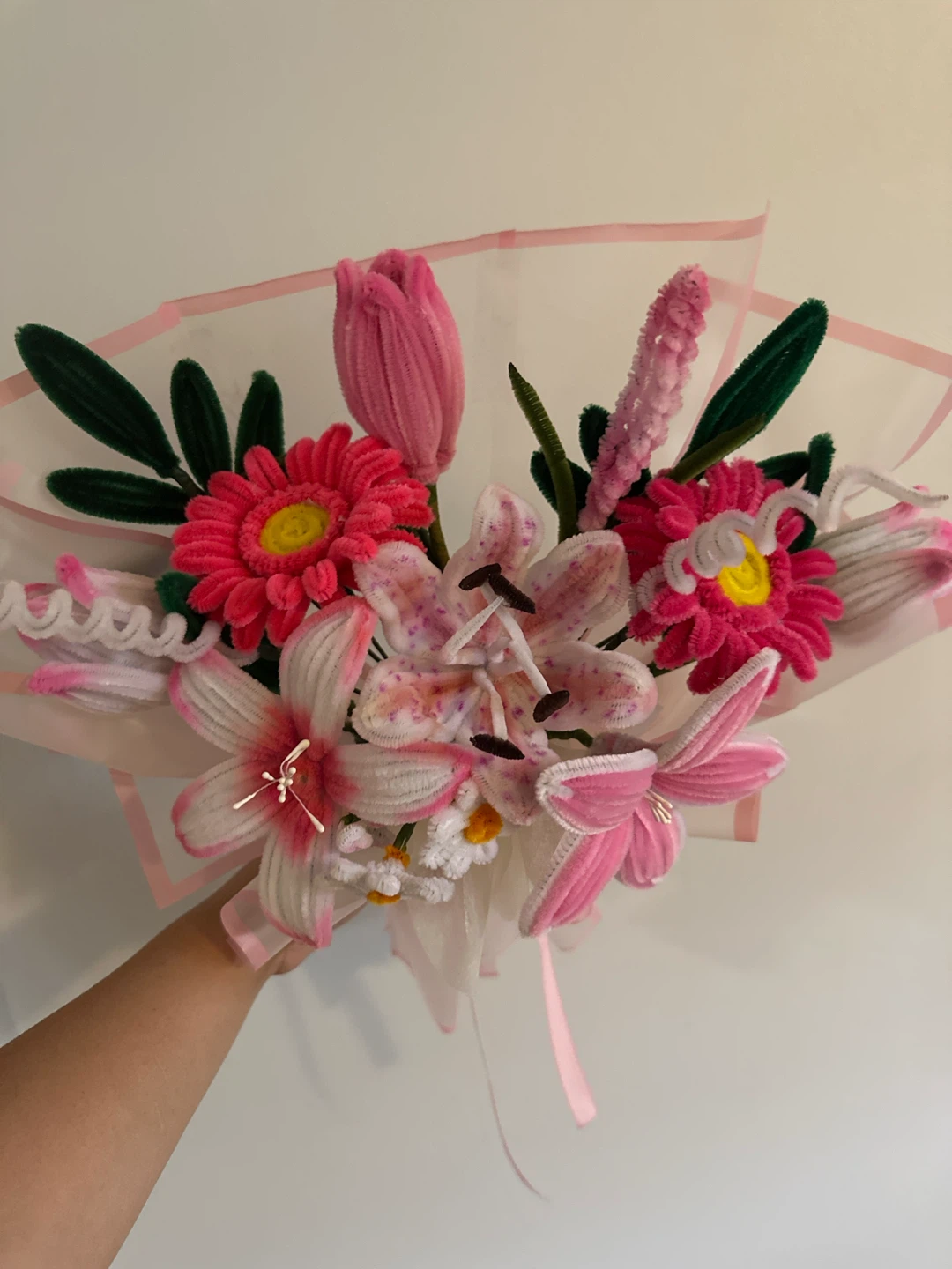 Handmade Pipe Cleaner Flower Bouquet - photo 3