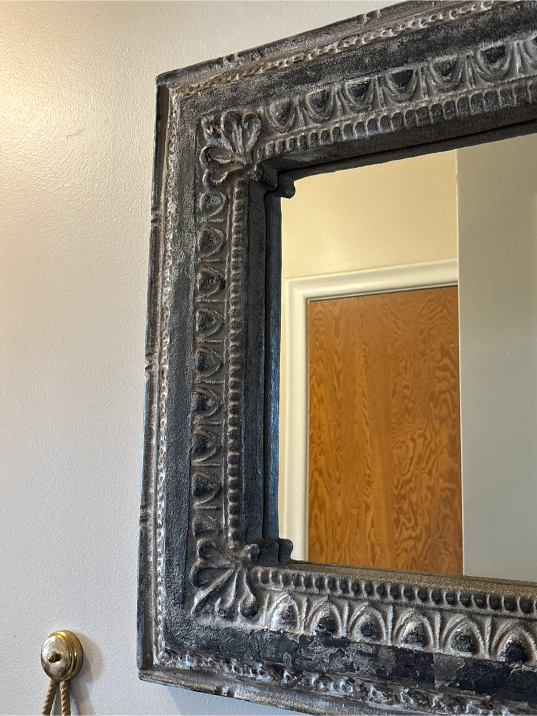 Rustic Distressed Wall Mirror - photo 5
