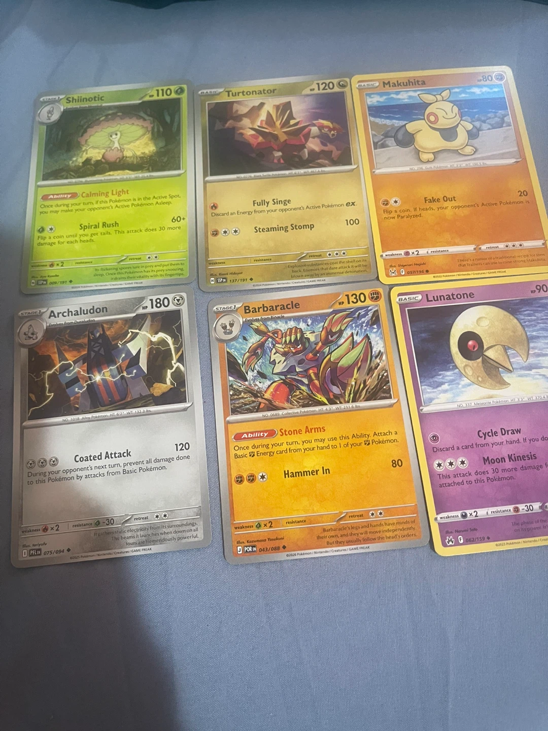 Set of 9 Assorted Pokémon Trading Cards - photo 2