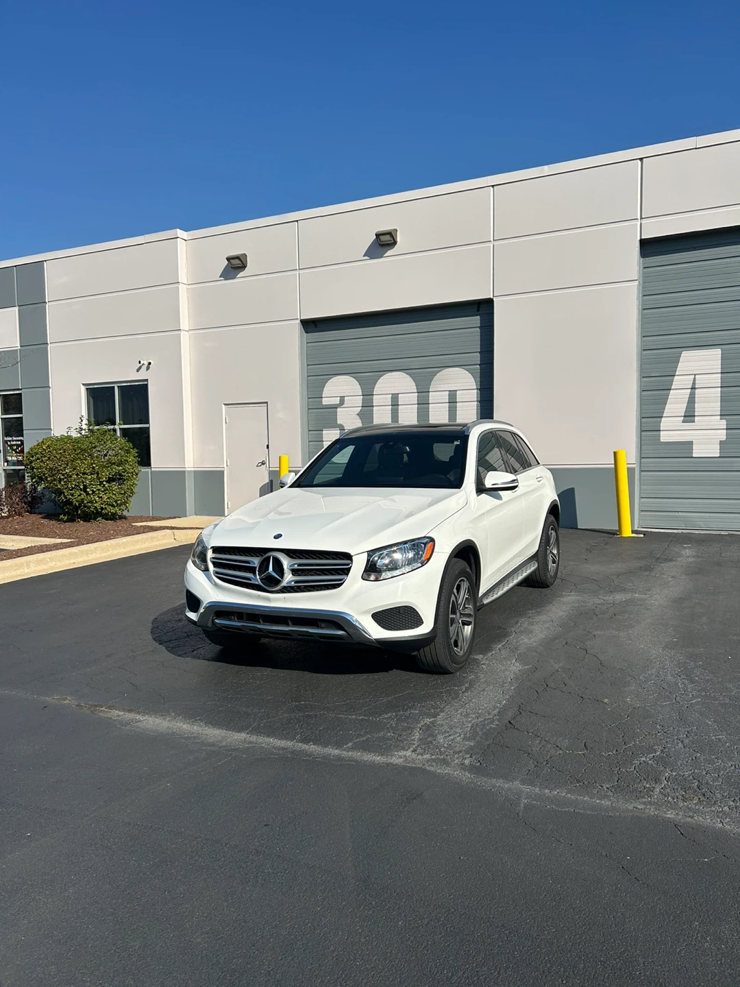 White Mercedes-Benz GLC 300 4MATIC