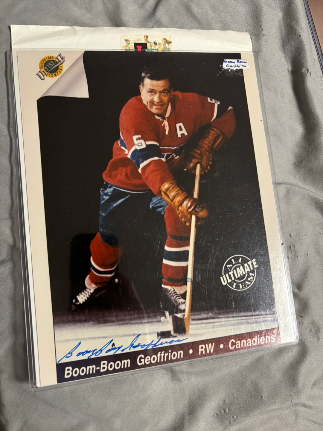 Autographed Montreal Canadiens Photos Set