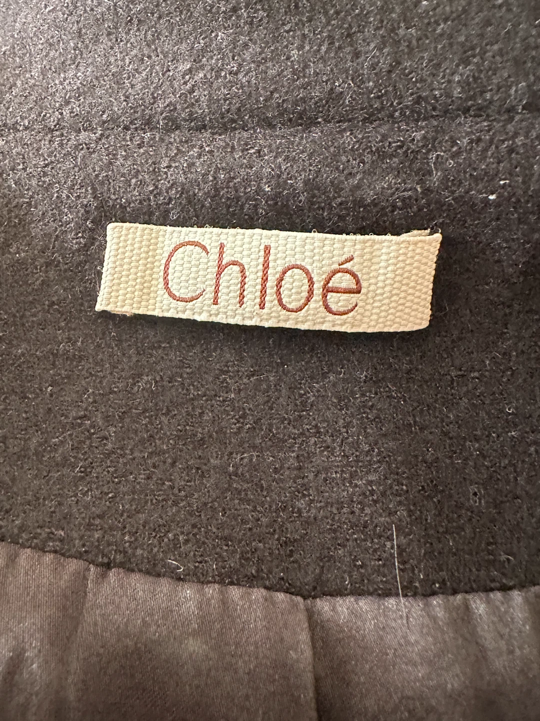 Vintage Chloe Wool Blend Coat - photo 5