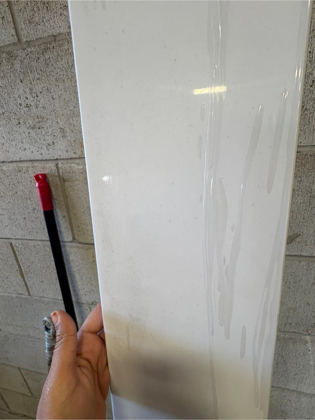 White Glossy Marble Jambs