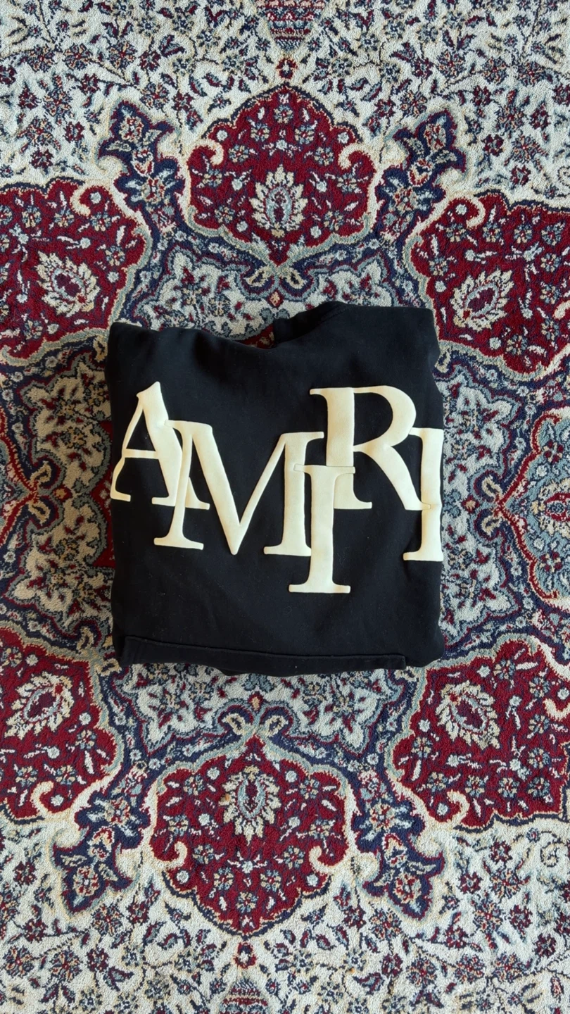 AMIRI staggered lettered Hoodie