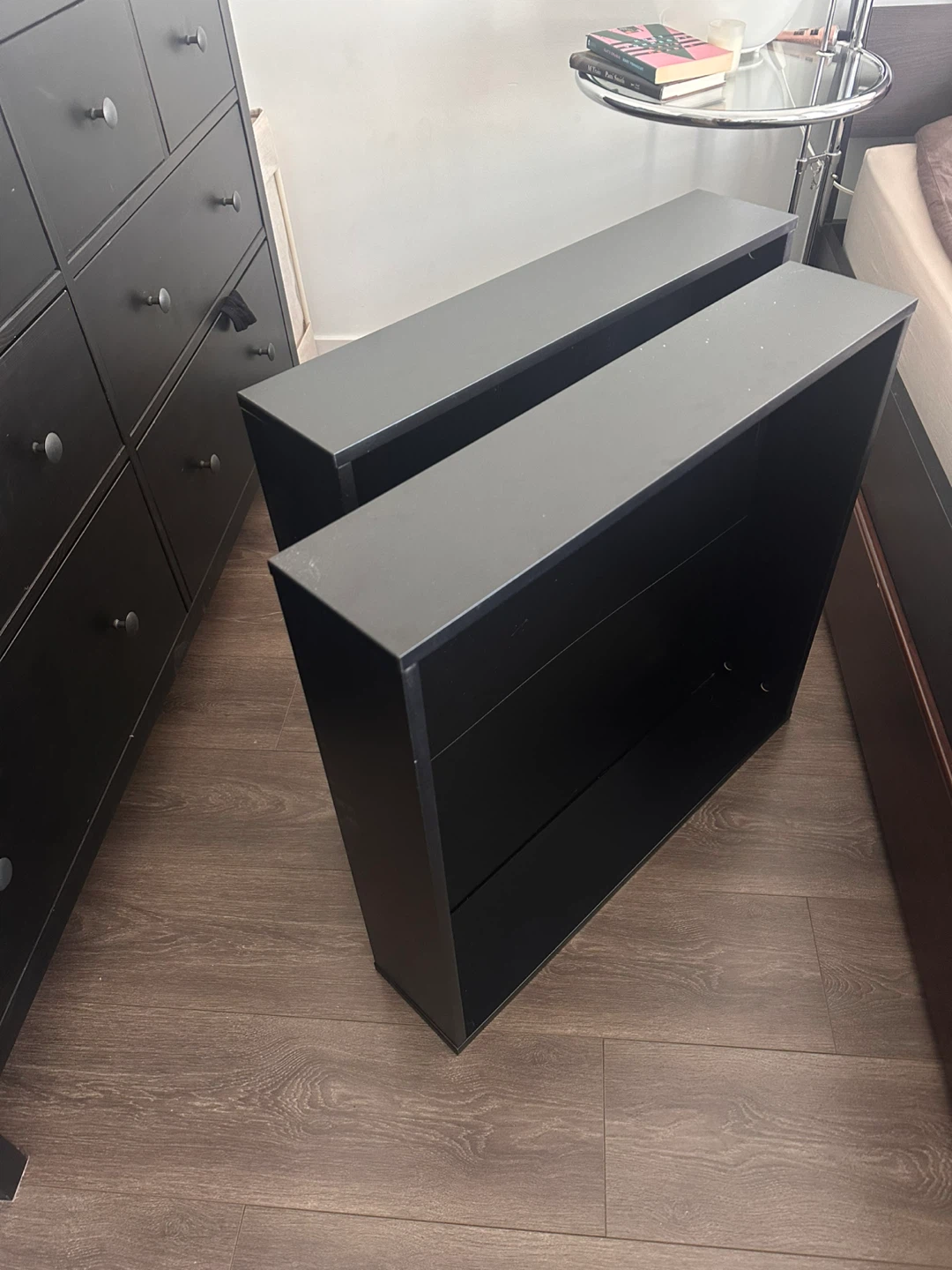 IKEA Bed Storage Boxes, Black, 2 Units