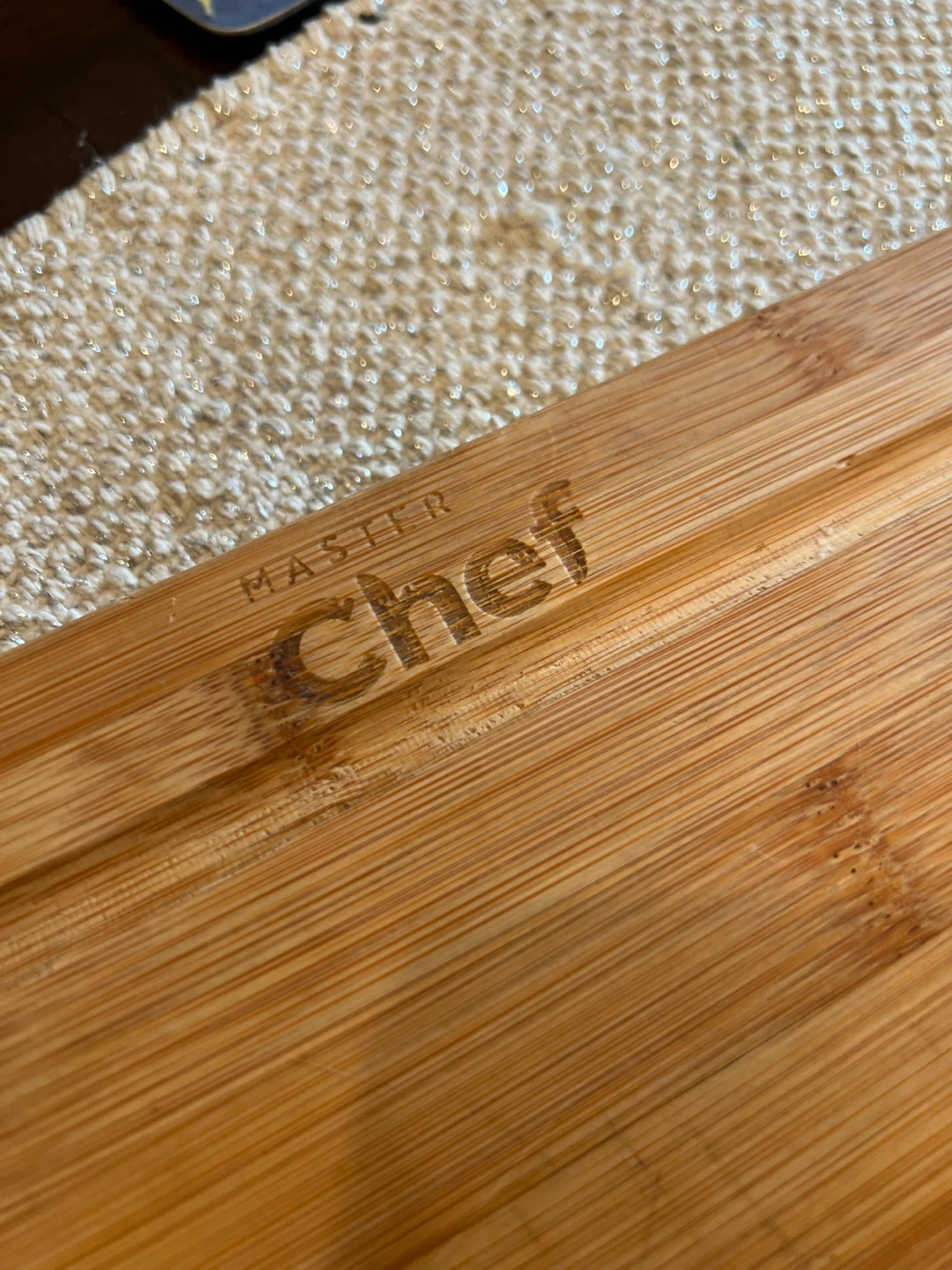 Solid Wood Knife Block & Master Chef Cutting Board - photo 5