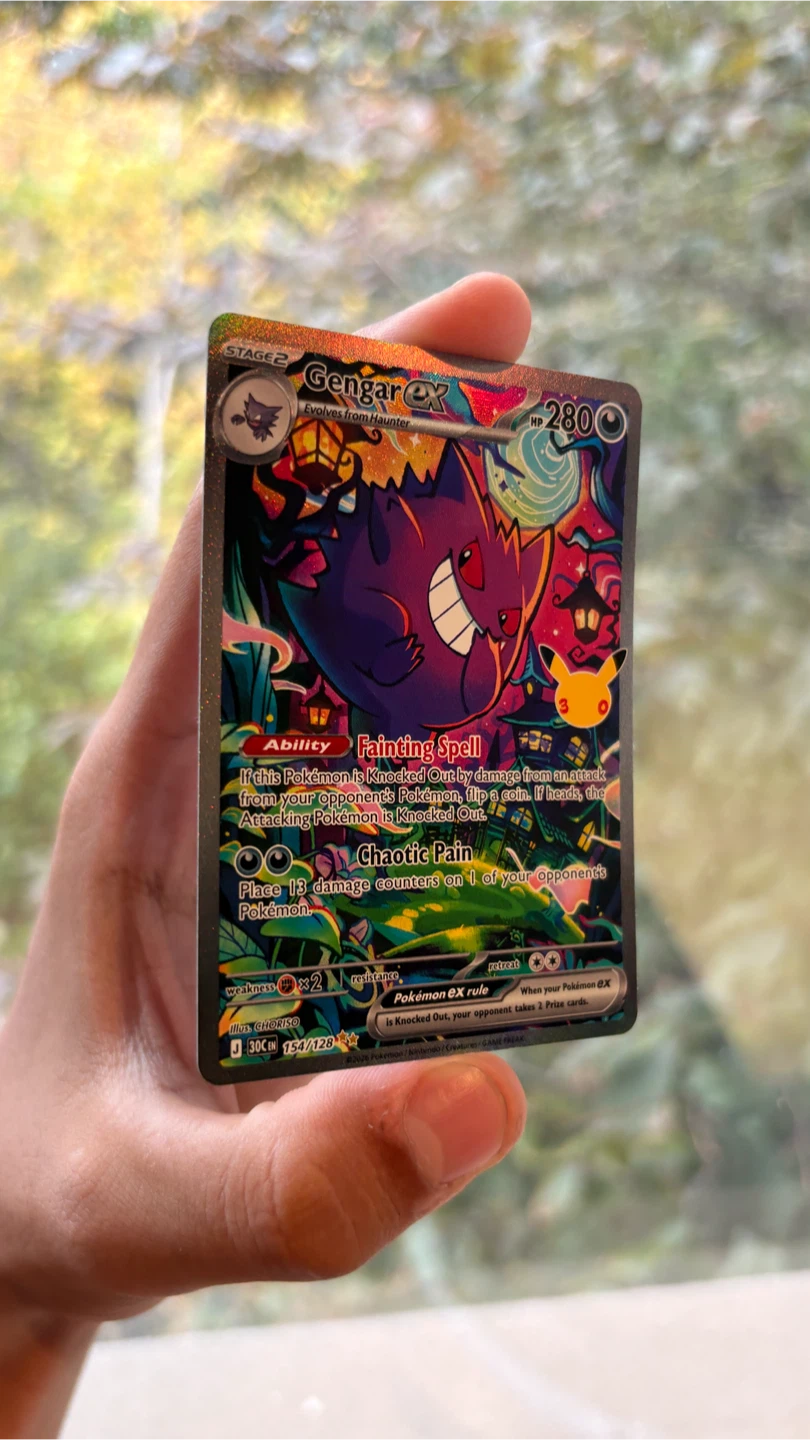 Gengar ex 154/128 Pokemon 30th anniversary Celebration Holo - photo 2