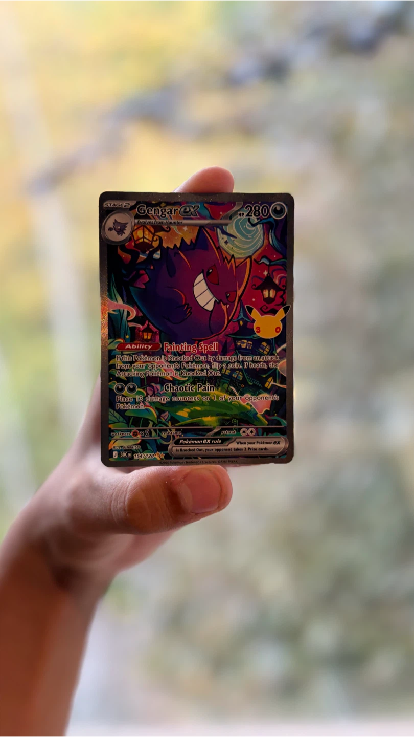 Gengar ex 154/128 Pokemon 30th anniversary Celebration Holo - photo 3