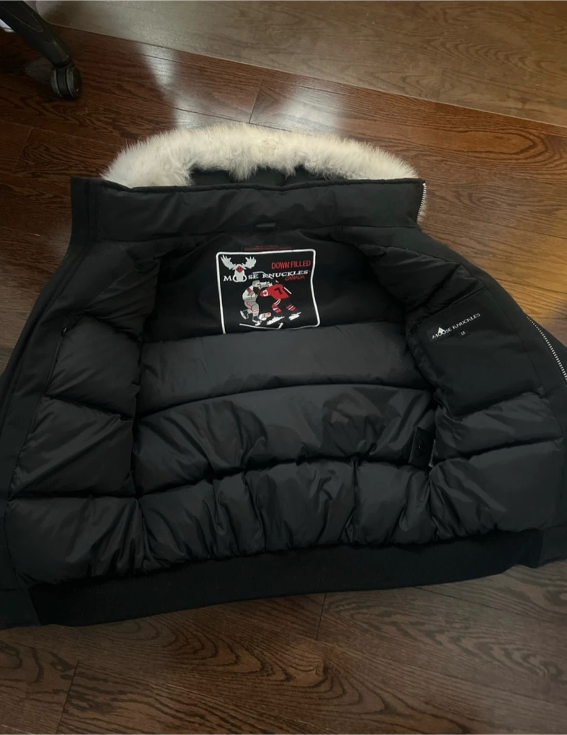 Moose Knuckles Down Filled Bomber Jacket - photo 4
