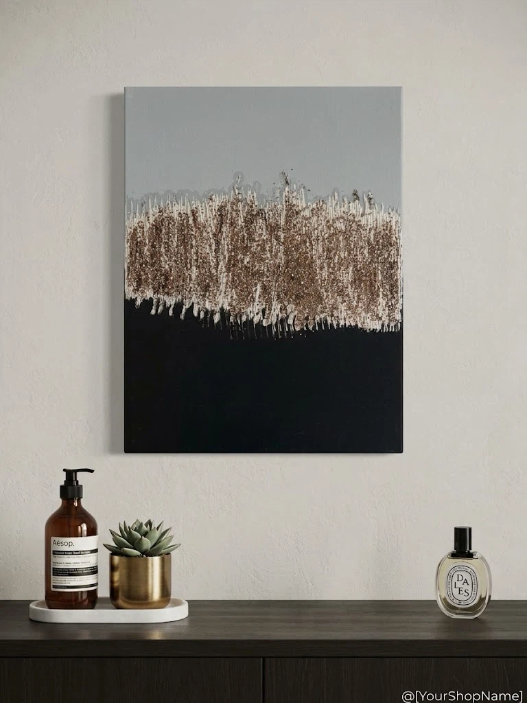 Hand-Painted Canvas Art
