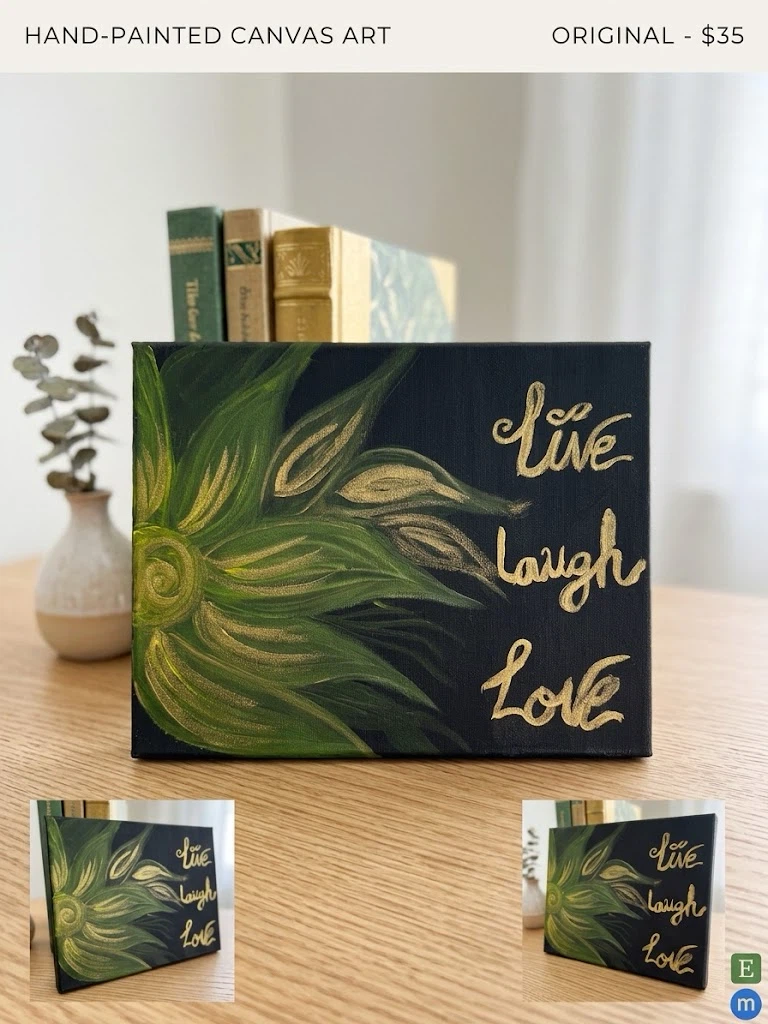 Hand-Painted Canvas Art - photo 3
