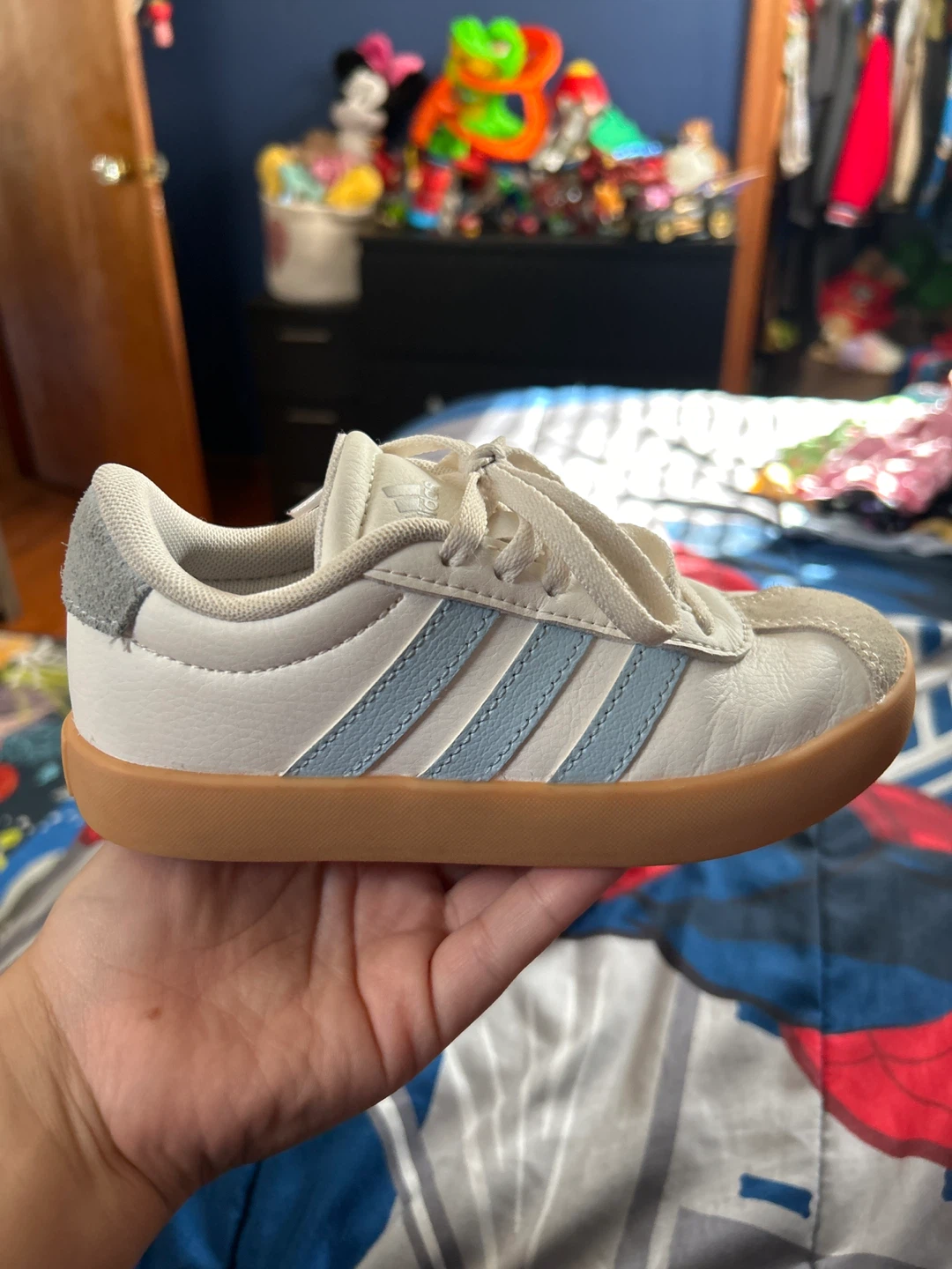 Adidas Kids Sneakers White/Blue - photo 3