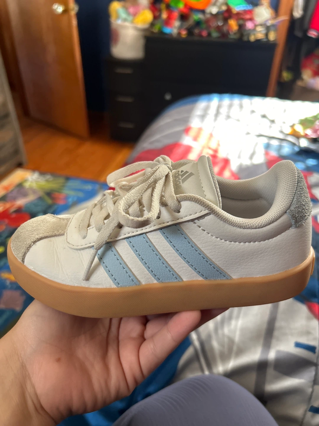Adidas Kids Sneakers White/Blue - photo 4