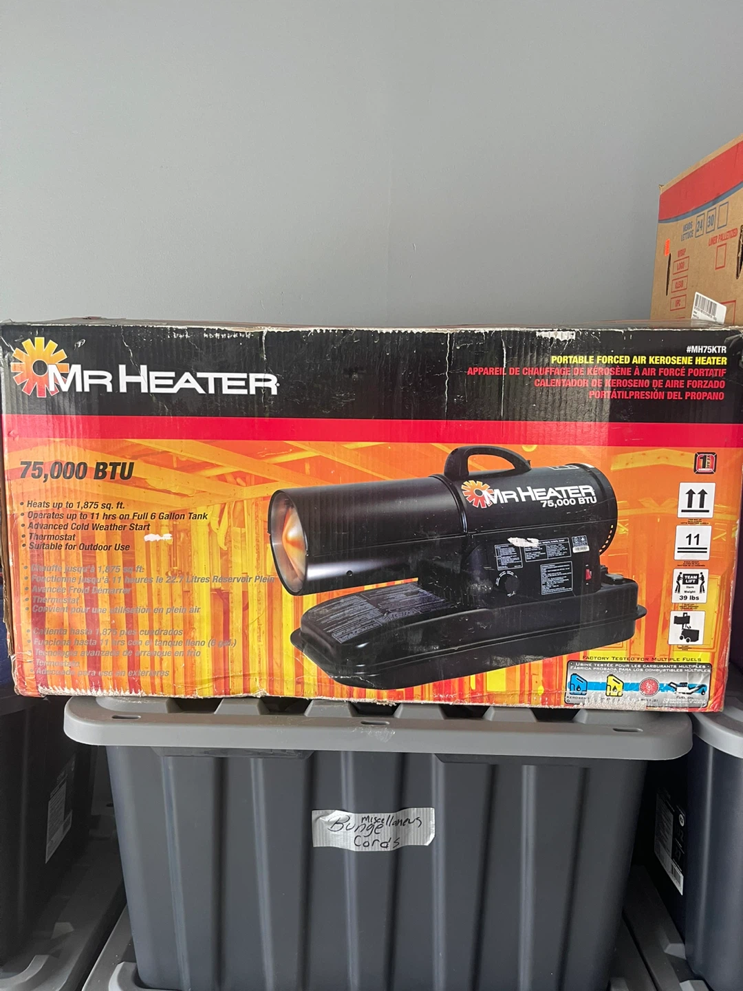 DeWalt 135,000 BTU Portable Forced Air Heater - photo 3
