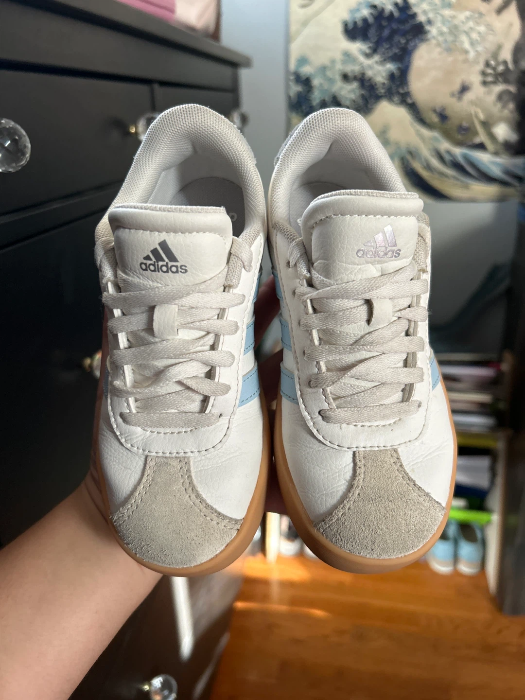 Adidas Kids Sneakers White/Blue - photo 2