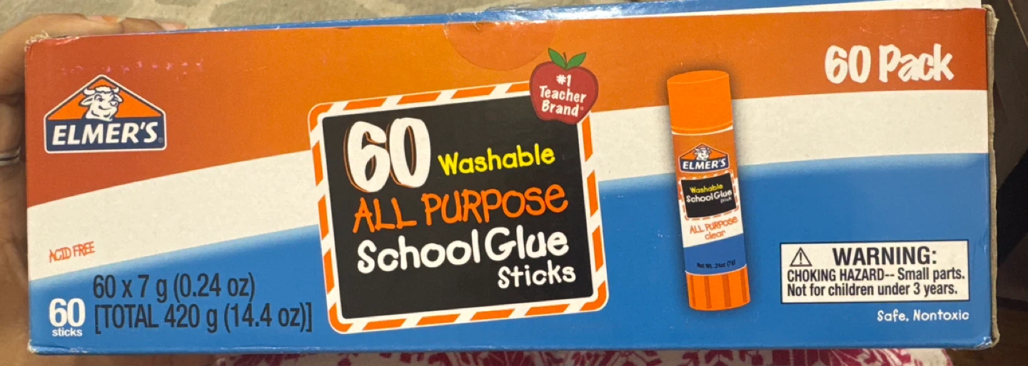 All purpose school glue sticks