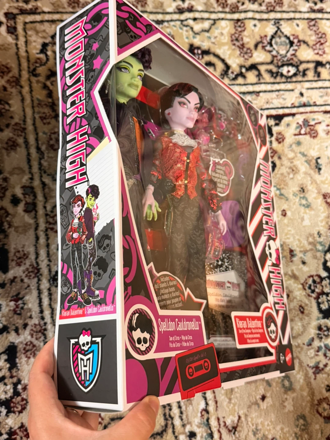 Monster High Kieran Valentine & Spelldon Cauldronello Dolls - photo 3
