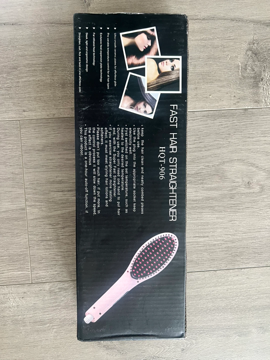 HQT-906 Fast Hair Straightener Brush - photo 5